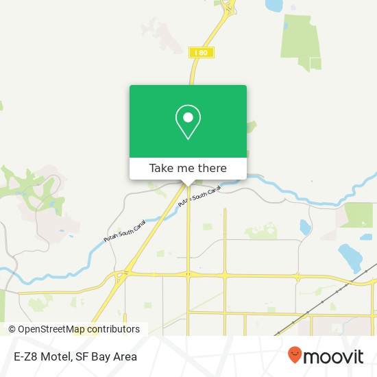 E-Z8 Motel map