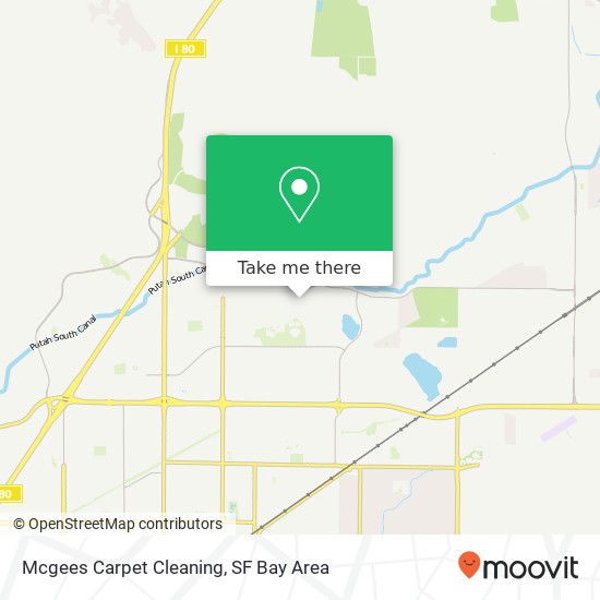 Mcgees Carpet Cleaning map