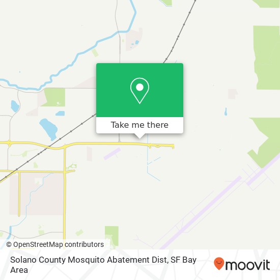 Mapa de Solano County Mosquito Abatement Dist