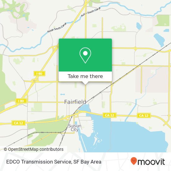 EDCO Transmission Service map