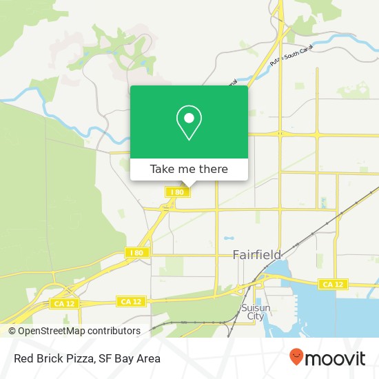 Red Brick Pizza map