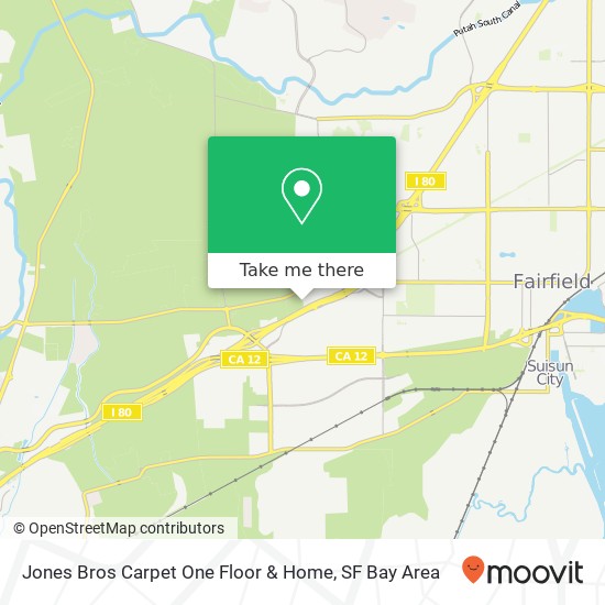 Jones Bros Carpet One Floor & Home map