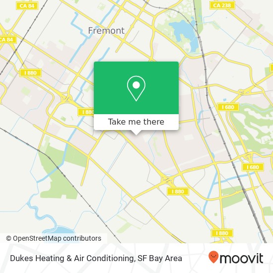 Dukes Heating & Air Conditioning map