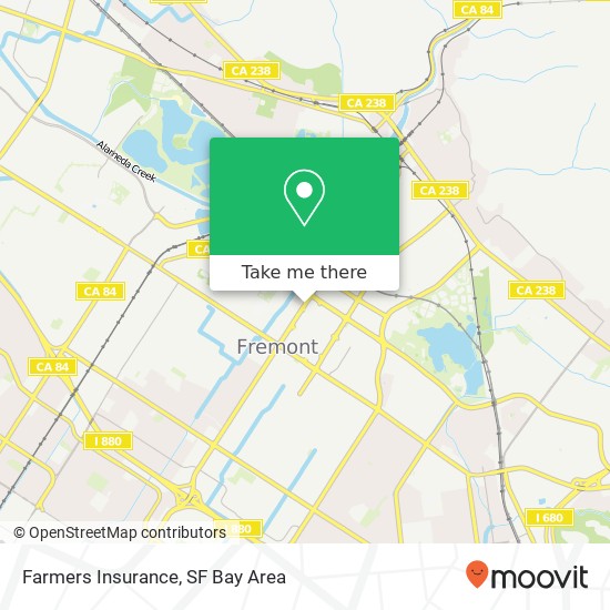 Mapa de Farmers Insurance