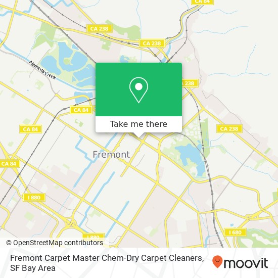 Mapa de Fremont Carpet Master Chem-Dry Carpet Cleaners