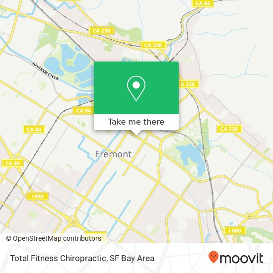 Total Fitness Chiropractic map