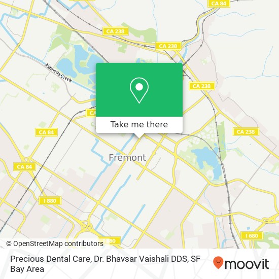 Mapa de Precious Dental Care, Dr. Bhavsar Vaishali DDS