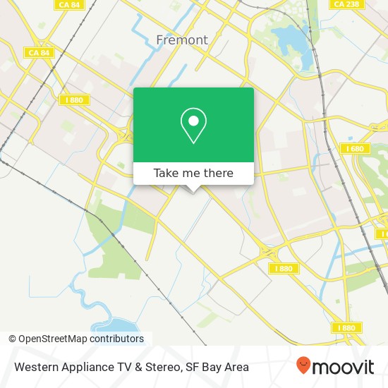 Mapa de Western Appliance TV & Stereo