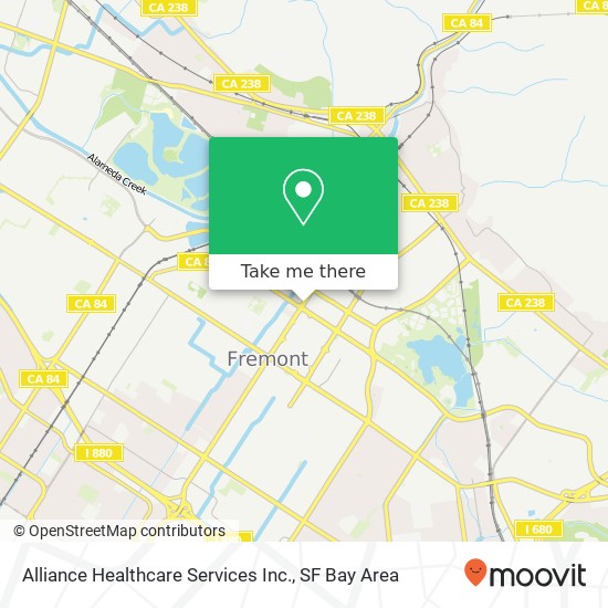 Mapa de Alliance Healthcare Services Inc.