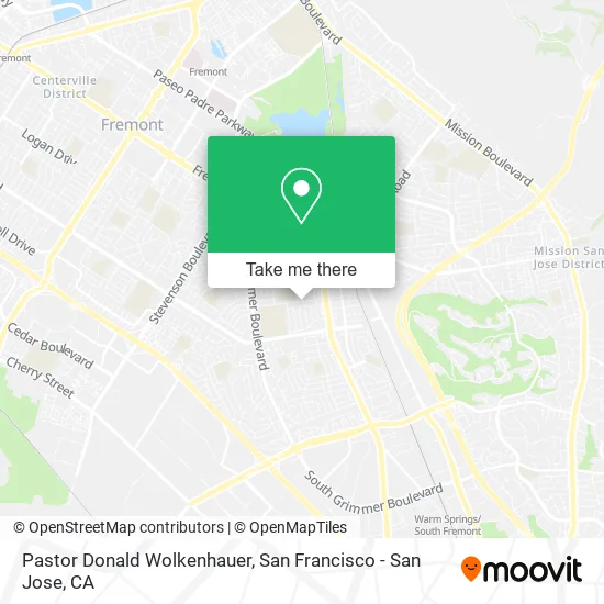 Mapa de Pastor Donald Wolkenhauer