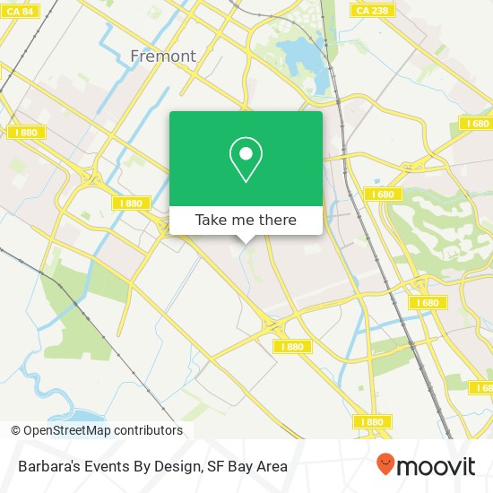 Mapa de Barbara's Events By Design
