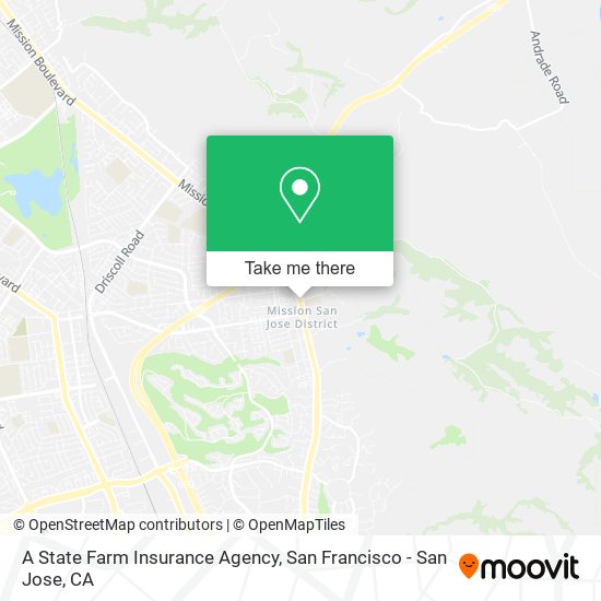A State Farm Insurance Agency map