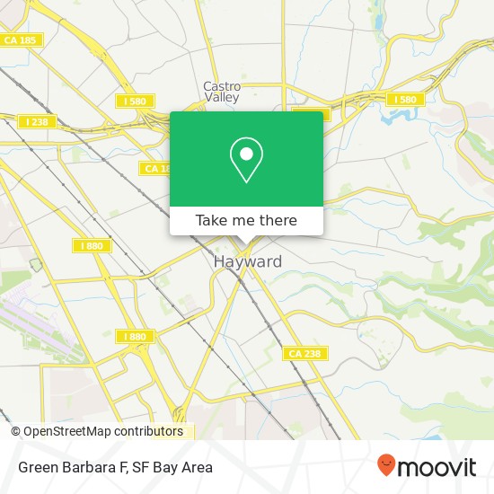 Green Barbara F map