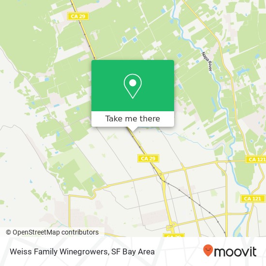 Weiss Family Winegrowers map