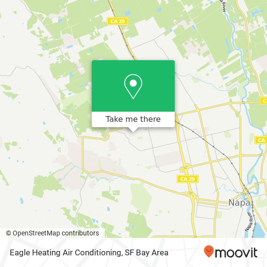 Eagle Heating Air Conditioning map