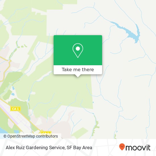 Alex Ruiz Gardening Service map