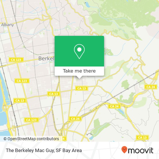 Mapa de The Berkeley Mac Guy