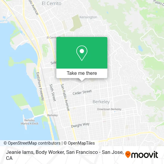 Mapa de Jeanie Iams, Body Worker