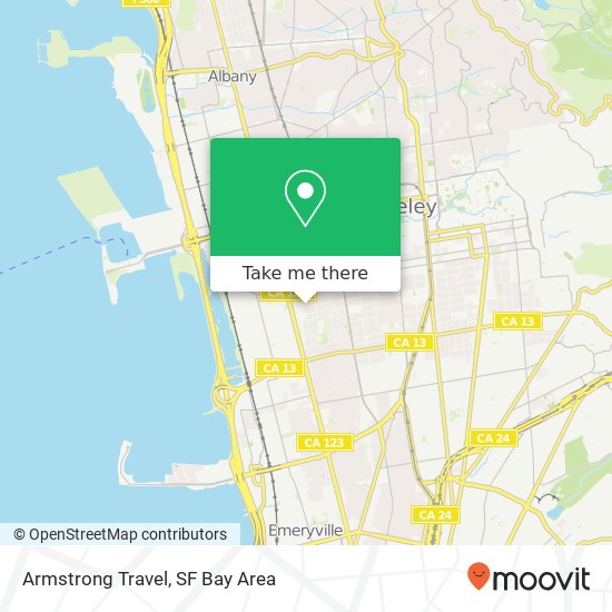Mapa de Armstrong Travel