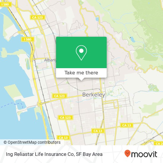 Ing Reliastar Life Insurance Co map