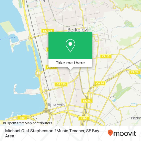 Mapa de Michael Olaf Stephenson ?Music Teacher