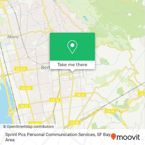 Sprint Pcs Personal Communication Services map