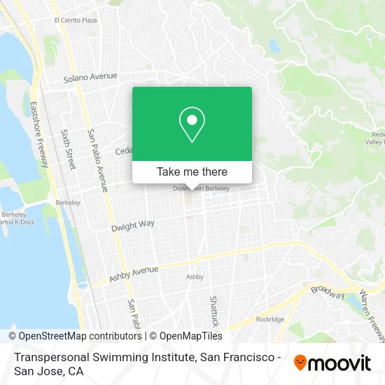 Transpersonal Swimming Institute map