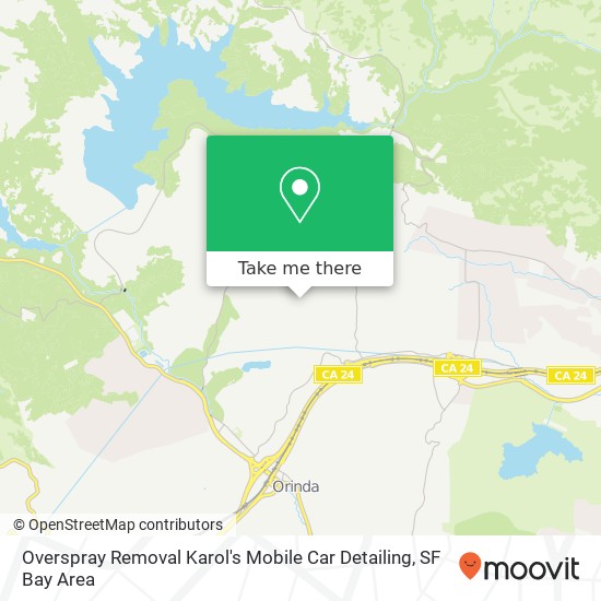 Mapa de Overspray Removal Karol's Mobile Car Detailing