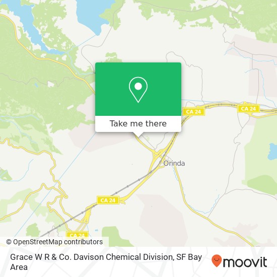 Mapa de Grace W R & Co. Davison Chemical Division