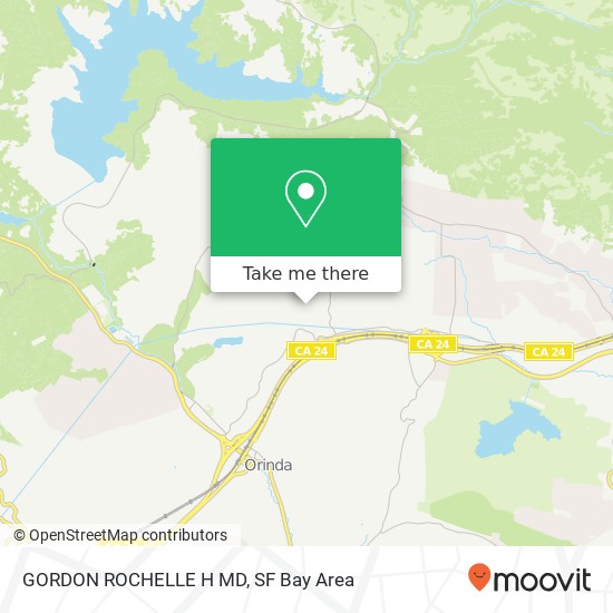 GORDON ROCHELLE H MD map