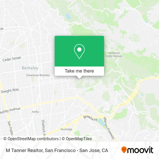 M Tanner Realtor map
