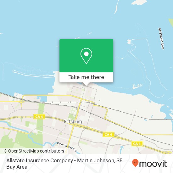 Allstate Insurance Company - Martin Johnson map