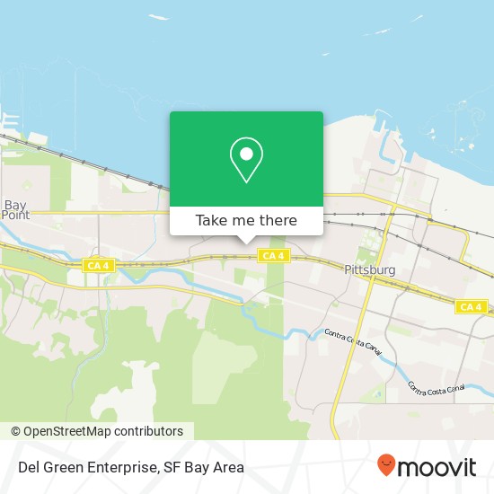 Del Green Enterprise map