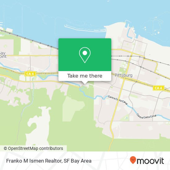 Franko M Ismen Realtor map