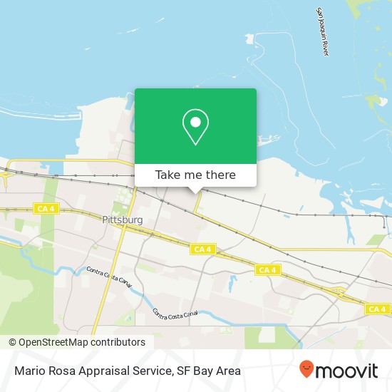 Mario Rosa Appraisal Service map