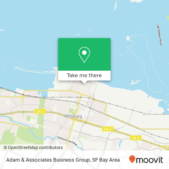 Adam & Associates Business Group map