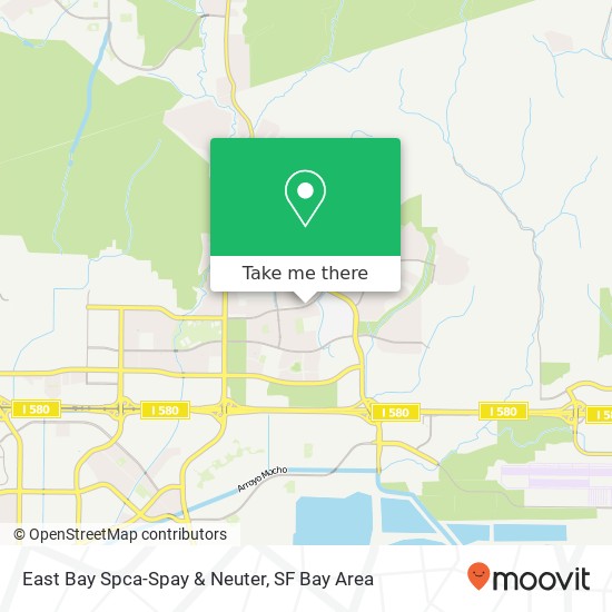 East Bay Spca-Spay & Neuter map