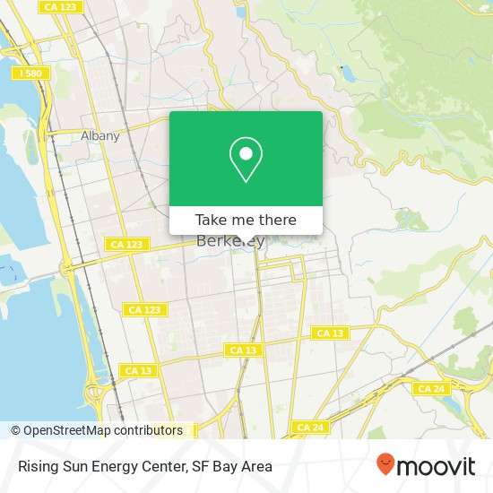 Rising Sun Energy Center map