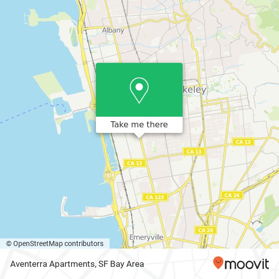 Mapa de Aventerra Apartments