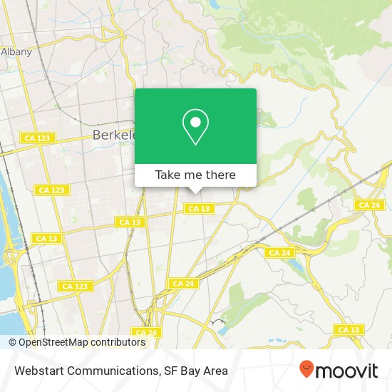 Mapa de Webstart Communications