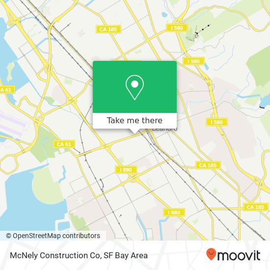 McNely Construction Co map