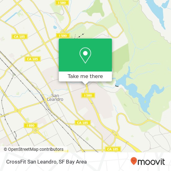 CrossFit San Leandro map