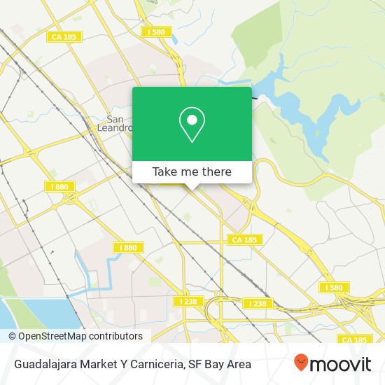 Mapa de Guadalajara Market Y Carniceria
