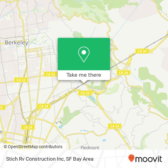 Mapa de Stich Rv Construction Inc