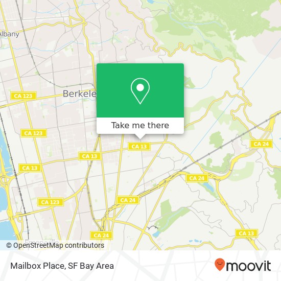 Mapa de Mailbox Place