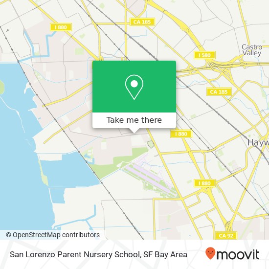 San Lorenzo Parent Nursery School map