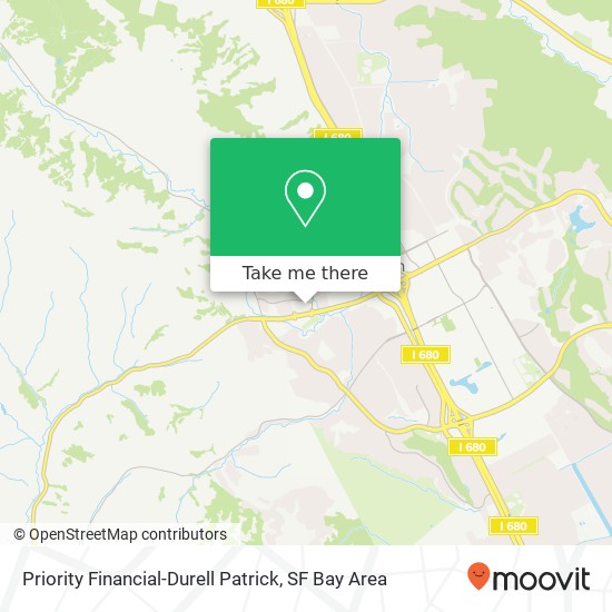 Priority Financial-Durell Patrick map