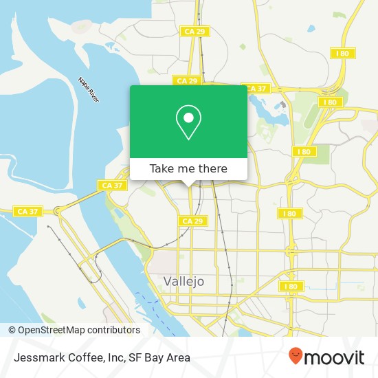 Jessmark Coffee, Inc map