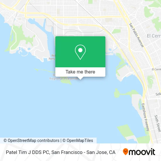 Patel Tim J DDS PC map