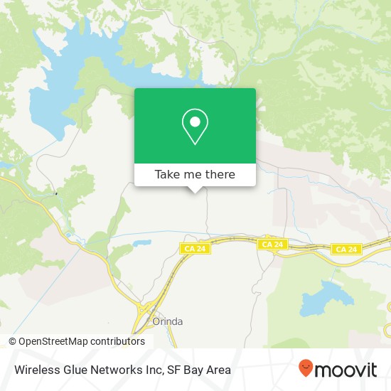 Mapa de Wireless Glue Networks Inc